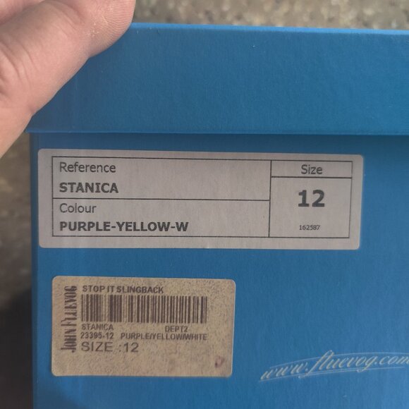 John Fluevog Stanica shoes size 12 W 10 M New - Picture 5 of 5